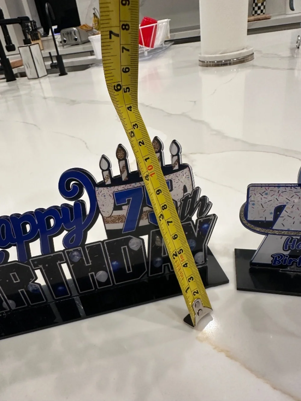 3 Birthday celebration signs  for a 75 year old